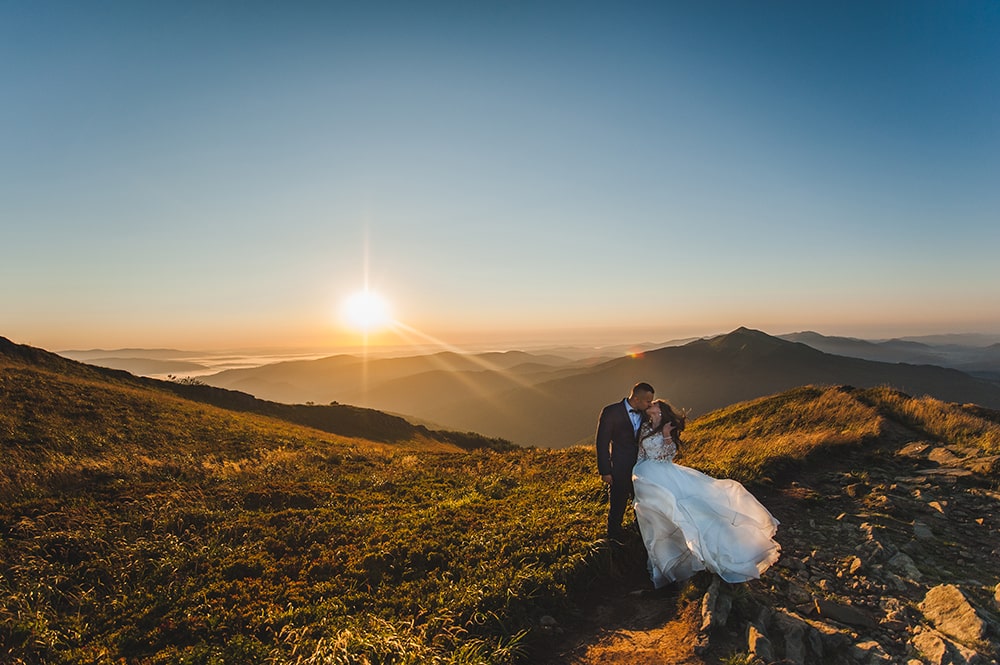 Plener ślubny – Bieszczady – Fotografia ślubna