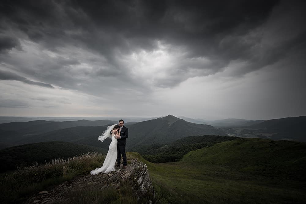 plener ślubny bieszczady